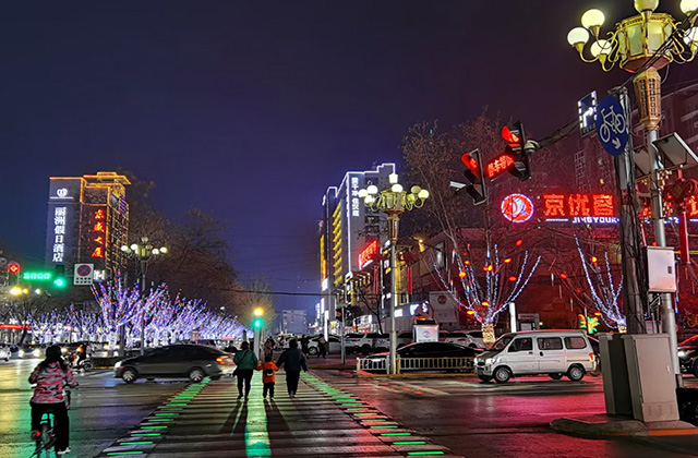 冠县夜景图片